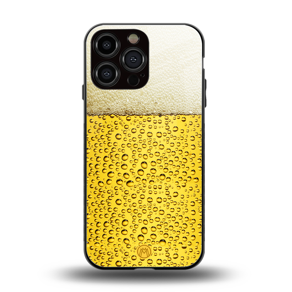 fizzy beer back phone cover | glass case for iphone 16 pro max