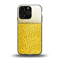 fizzy beer back phone cover | glass case for iphone 16 pro