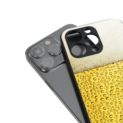 fizzy beer back phone cover | glass case for iphone 15 pro