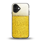 fizzy beer back phone cover | glass case for iphone 16