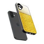fizzy beer back phone cover | glass case for iphone 16