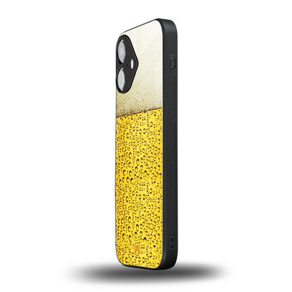 fizzy beer back phone cover | glass case for iphone 16