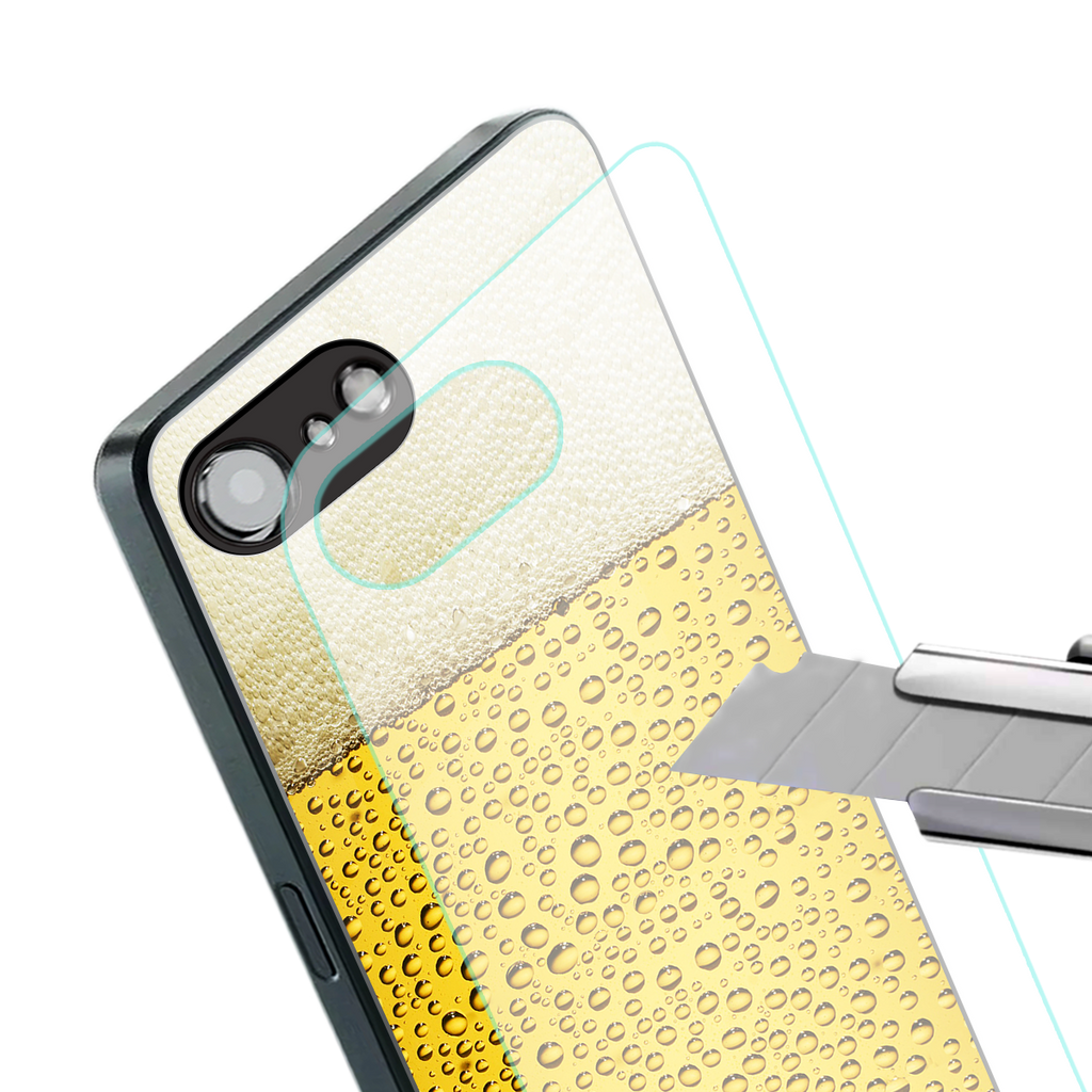 fizzy beer back phone cover | glass case for iphone 16e