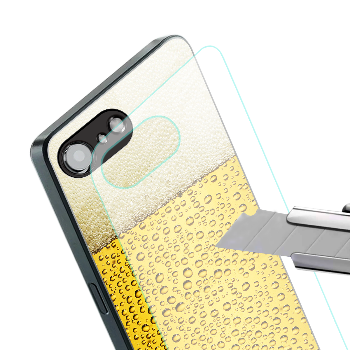fizzy beer back phone cover | glass case for iphone 16e
