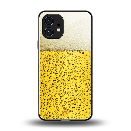 fizzy beer back phone cover | glass case for nothing phone 1