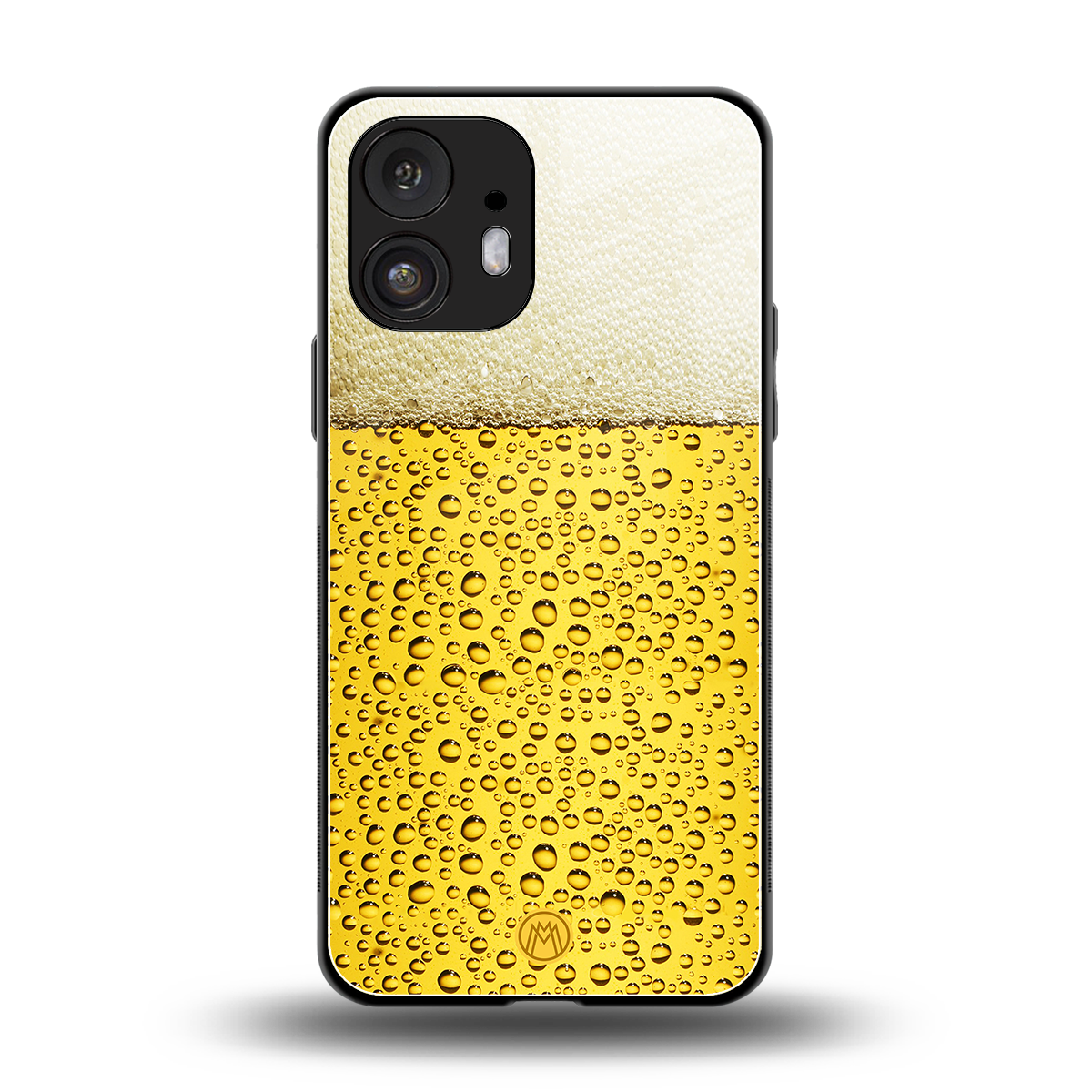 fizzy beer back phone cover | glass case for nothing phone 2