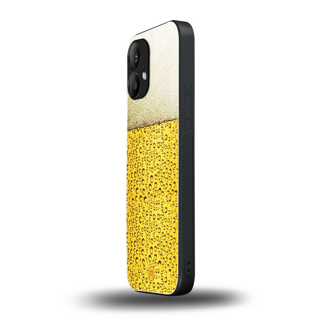 fizzy beer back phone cover | glass case for nothing phone 2