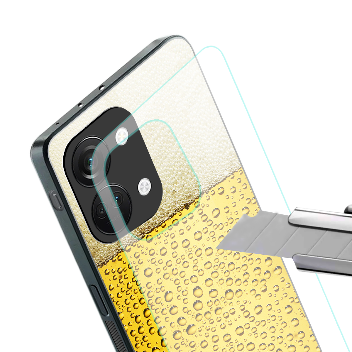 fizzy beer back phone cover | glass case for oneplus nord 3