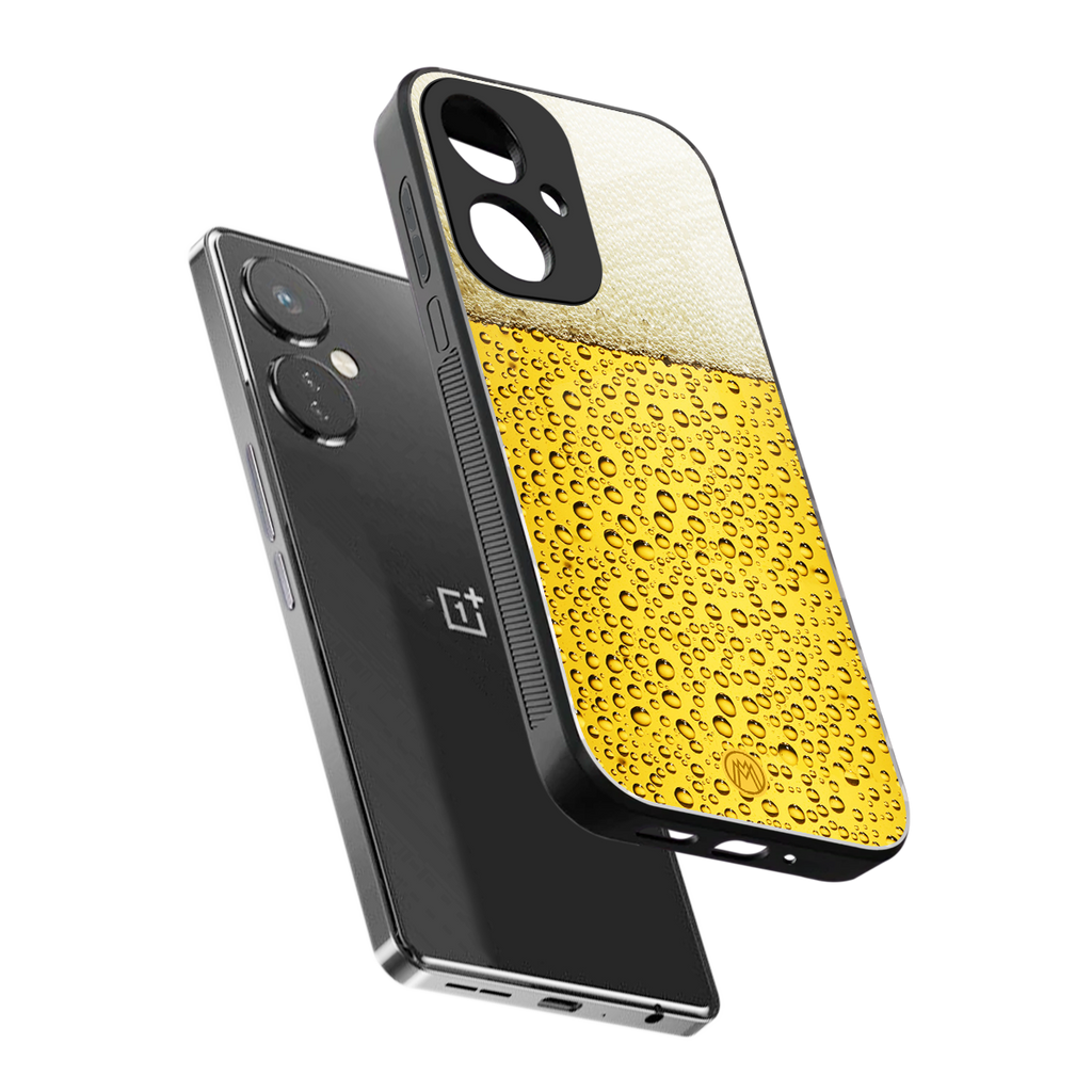 fizzy beer back phone cover | glass case for oneplus nord ce 3