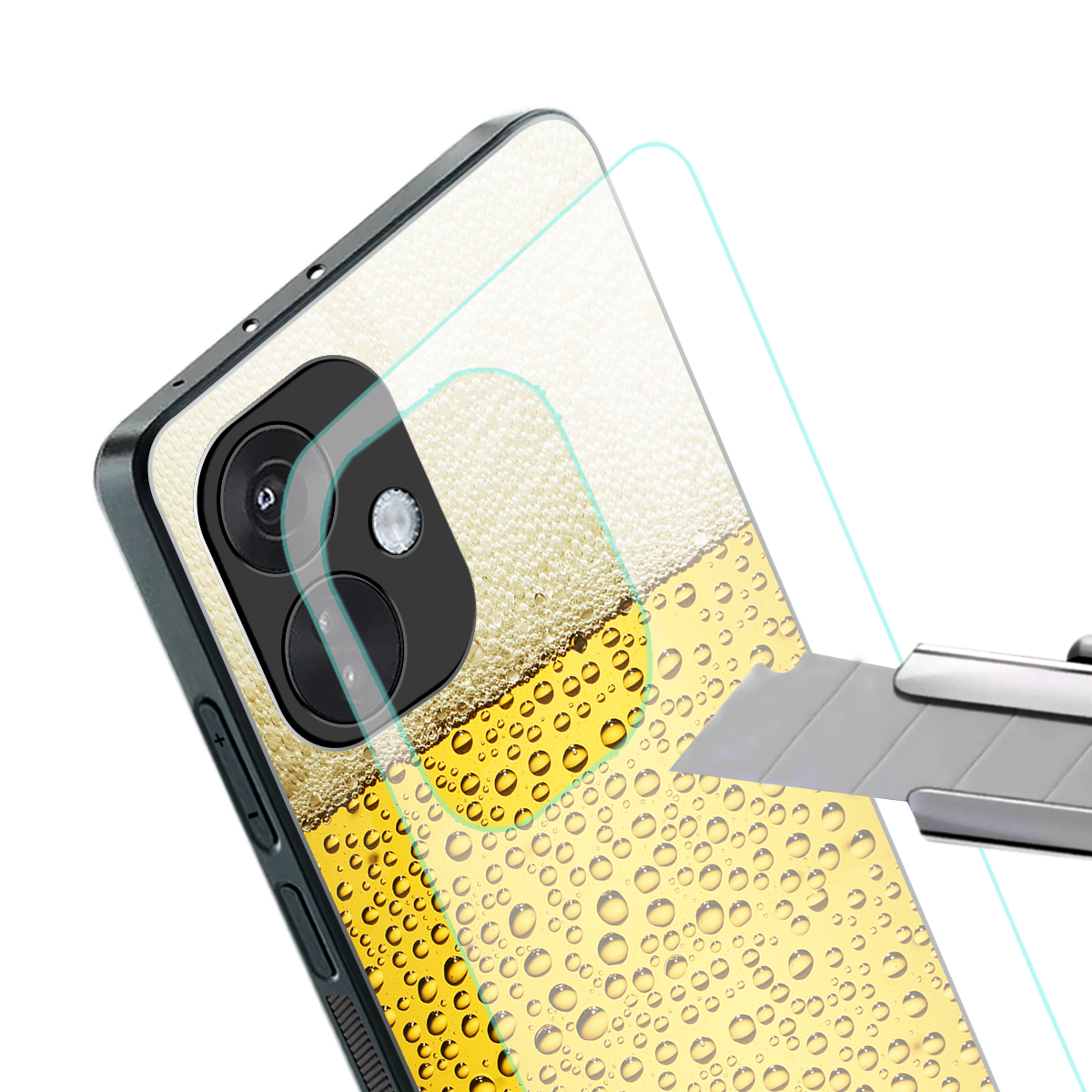 fizzy beer back phone cover | glass case for oneplus nord ce 3