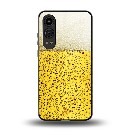 fizzy beer back phone cover | glass case for oneplus nord ce 4 lite
