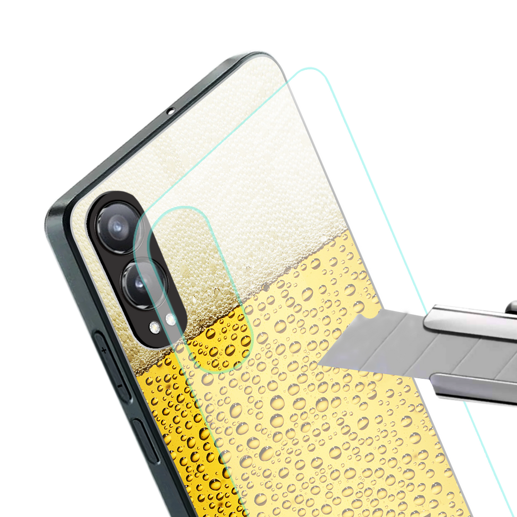 fizzy beer back phone cover | glass case for oneplus nord ce 4 lite