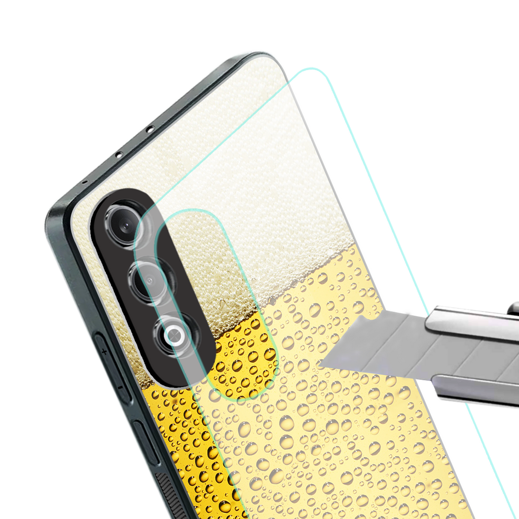 fizzy beer back phone cover | glass case for oneplus nord ce 4