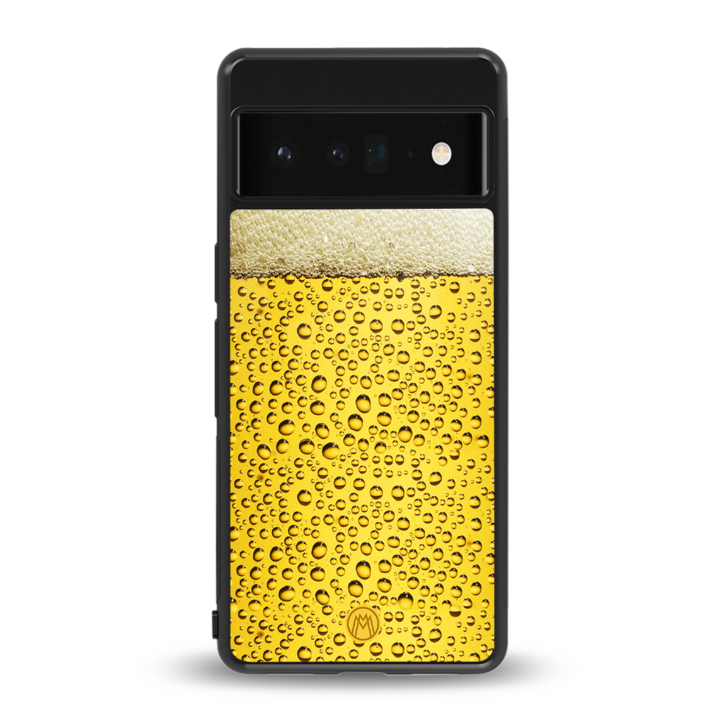 fizzy beer back phone cover | glass case for google pixel 6 pro