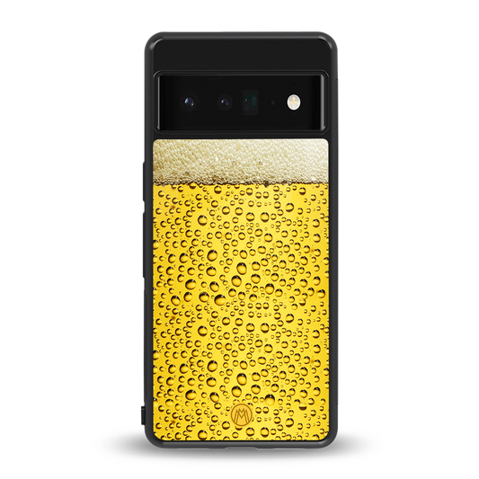 fizzy beer back phone cover | glass case for google pixel 6 pro