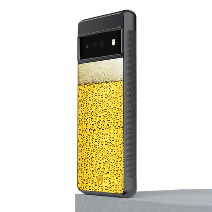 fizzy beer back phone cover | glass case for google pixel 6 pro