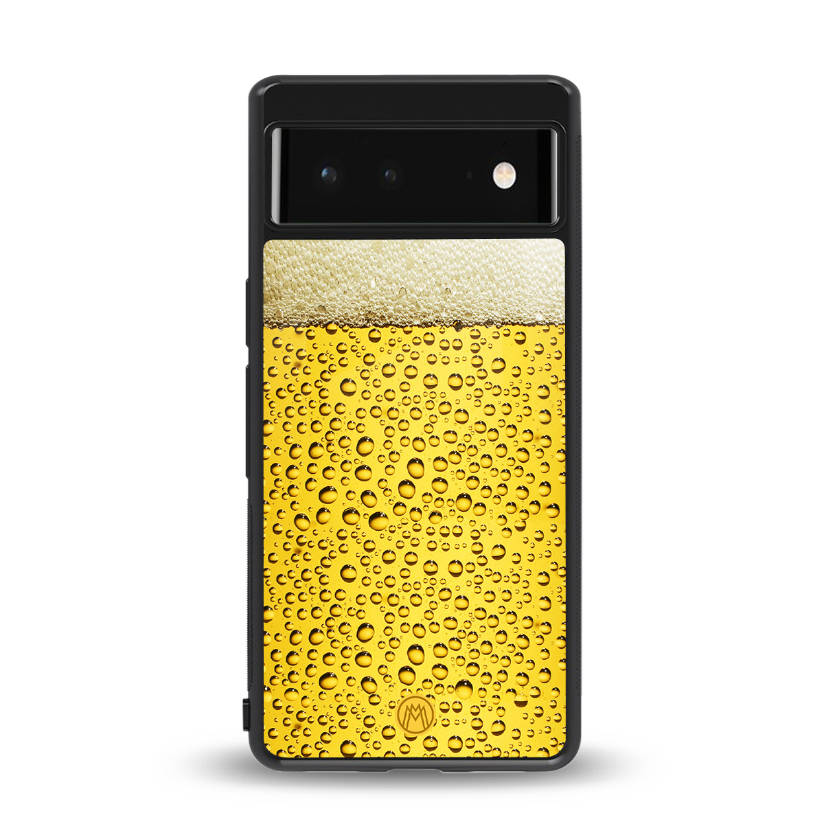 fizzy beer back phone cover | glass case for google pixel 6