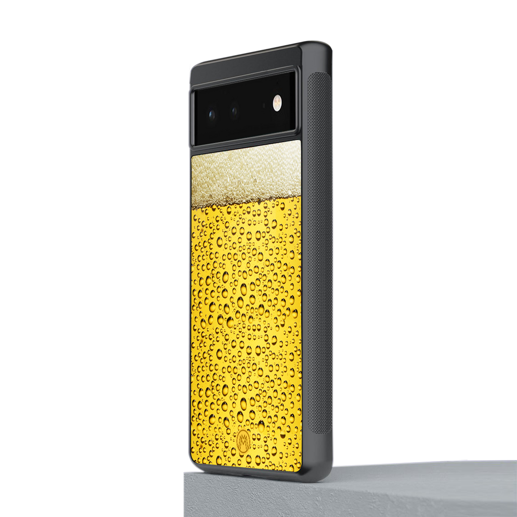fizzy beer back phone cover | glass case for Google Pixel 6A