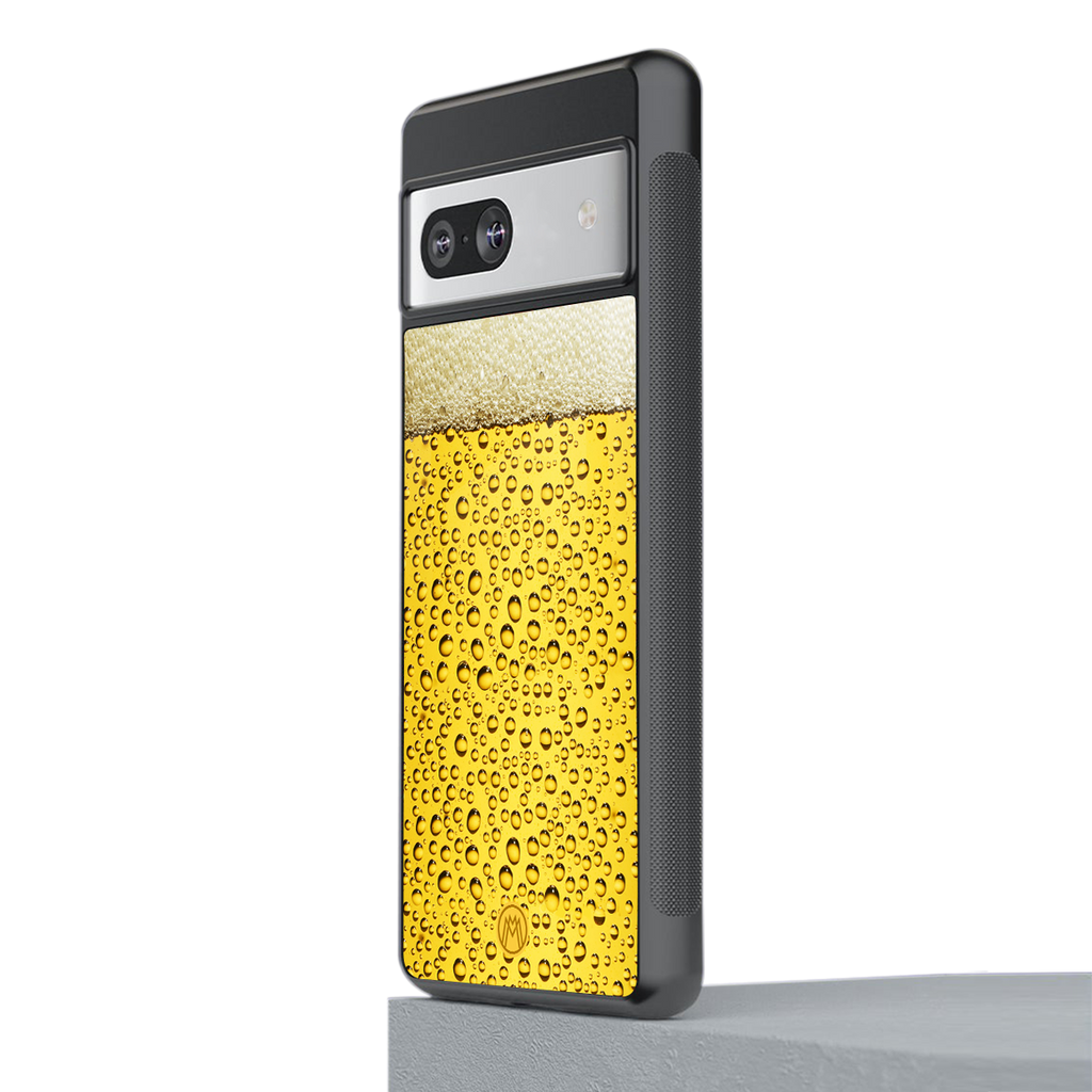 fizzy beer back phone cover | glass case for Google Pixel 7