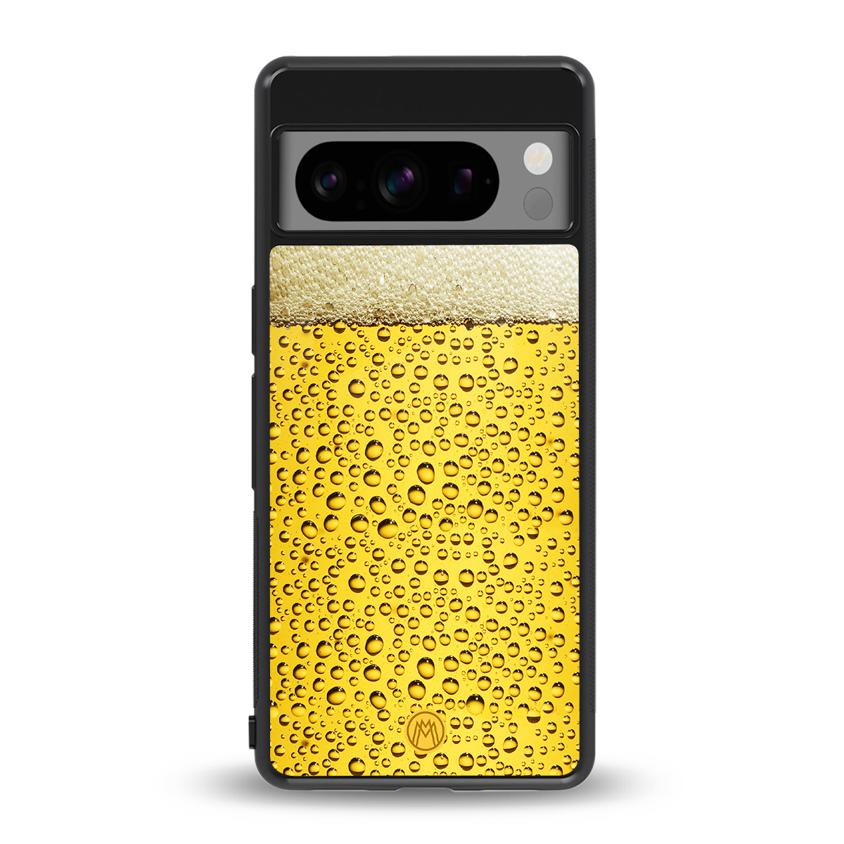 fizzy beer back phone cover | glass case for google pixel 8 pro