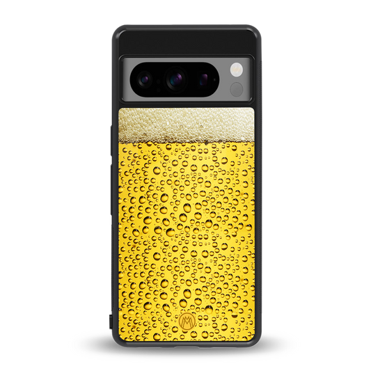 fizzy beer back phone cover | glass case for google pixel 8 pro