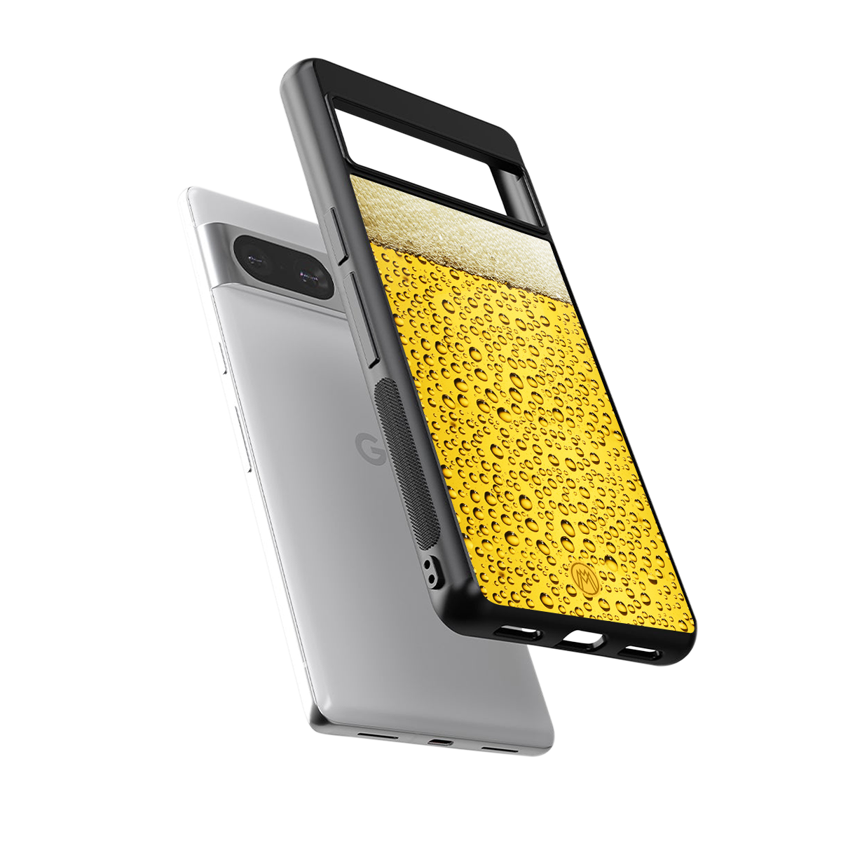 fizzy beer back phone cover | glass case for Google Pixel 8