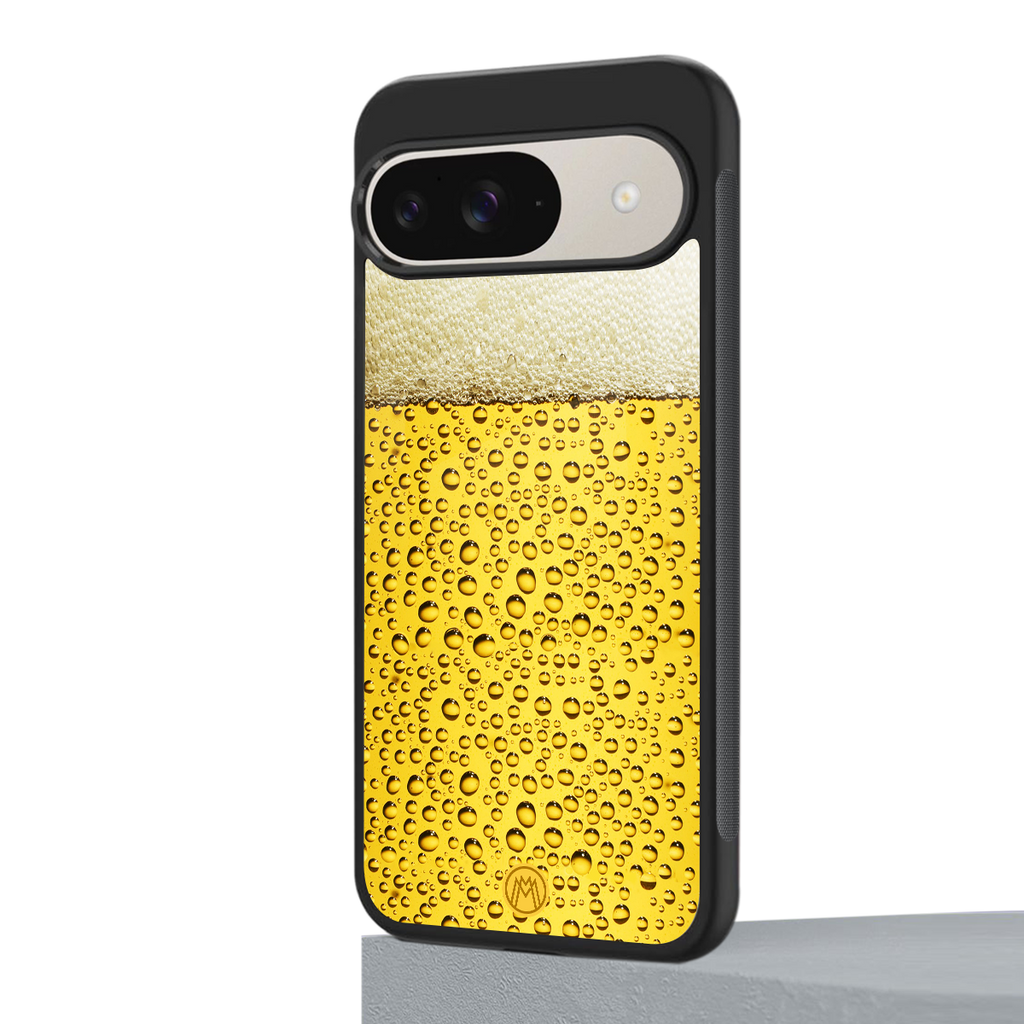 fizzy beer back phone cover | glass case for google pixel 9