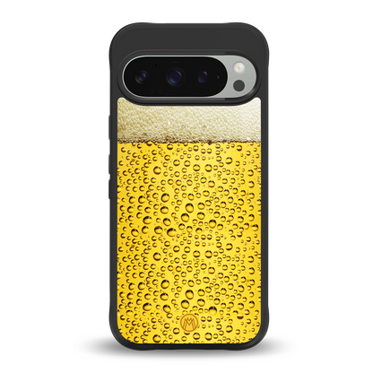 fizzy beer back phone cover | glass case for google pixel 9 pro xl