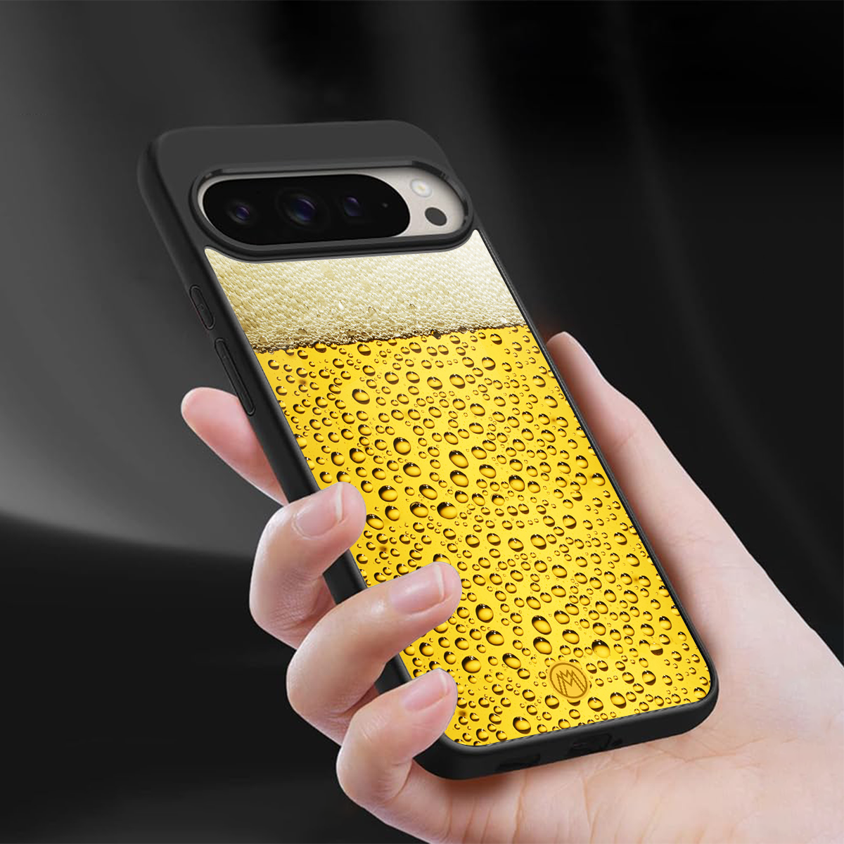 fizzy beer back phone cover | glass case for google pixel 9 pro
