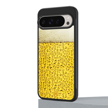 fizzy beer back phone cover | glass case for google pixel 9 pro xl