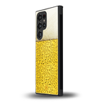fizzy beer back phone cover | glass case for samsung galaxy s23 ultra