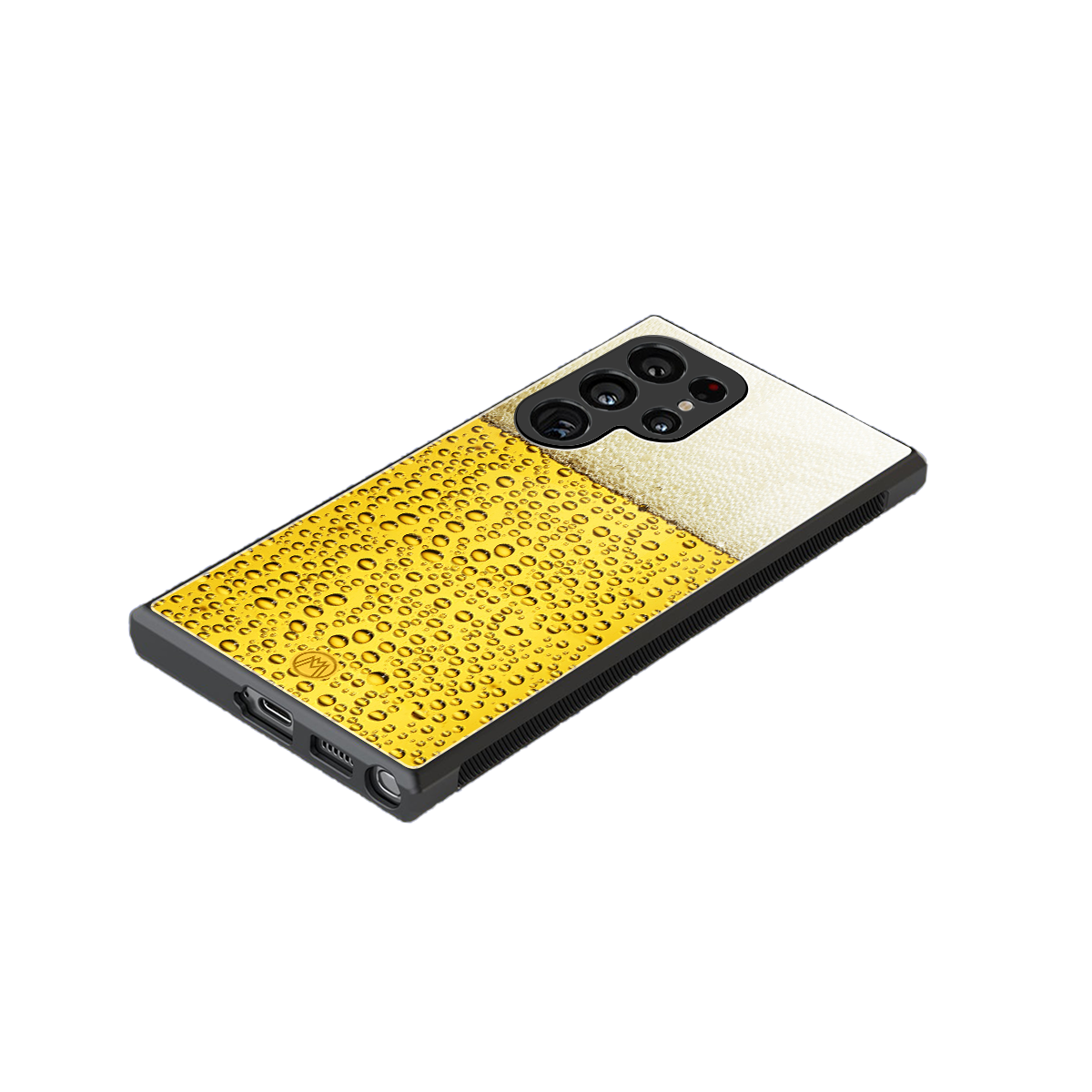 fizzy beer back phone cover | glass case for samsung galaxy s24 ultra