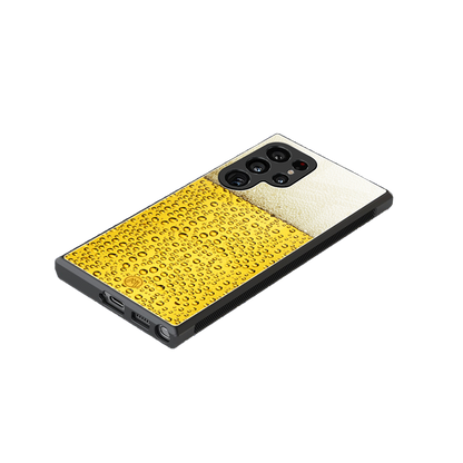 fizzy beer back phone cover | glass case for samsung galaxy s24 ultra