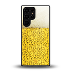fizzy beer back phone cover | glass case for samsung galaxy s25 ultra