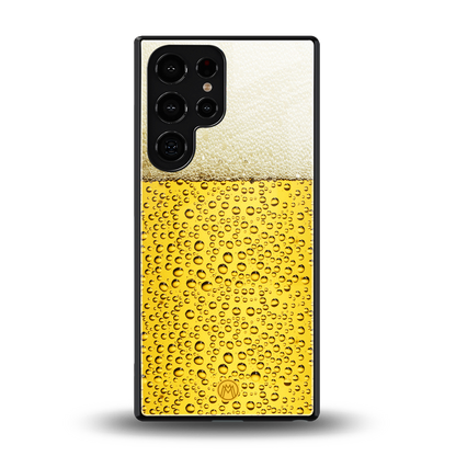 fizzy beer back phone cover | glass case for samsung galaxy s25 ultra