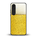 fizzy beer back phone cover | glass case for samsung galaxy s24 fe