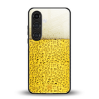 fizzy beer back phone cover | glass case for samsung galaxy s24 fe