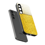 fizzy beer back phone cover | glass case for samsung galaxy s24