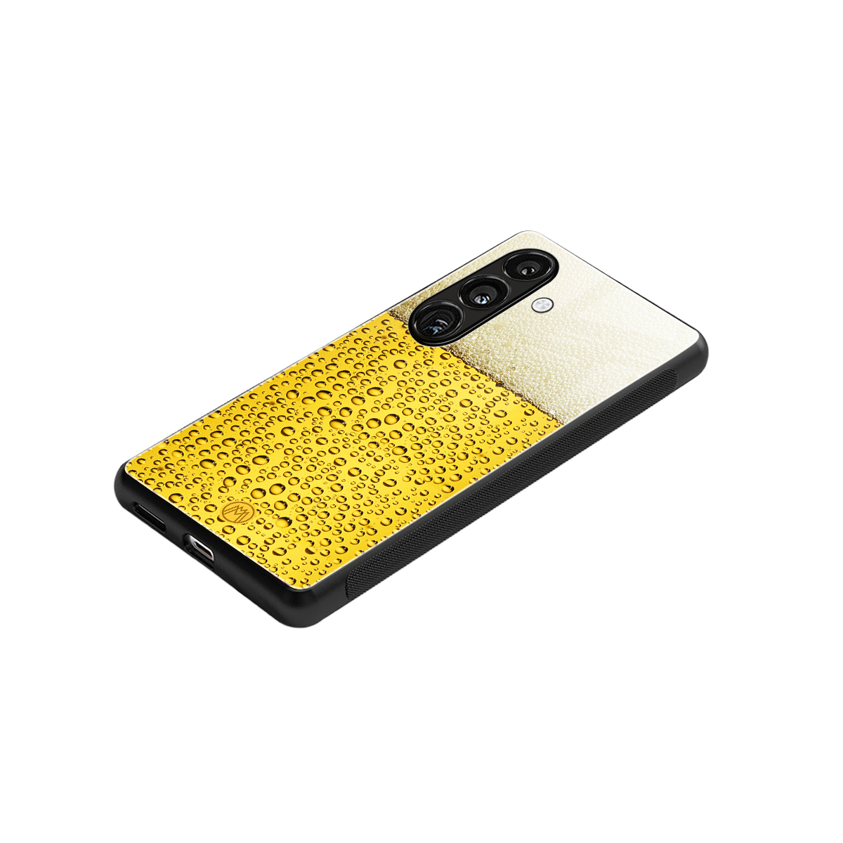 fizzy beer back phone cover | glass case for samsung galaxy s24 fe