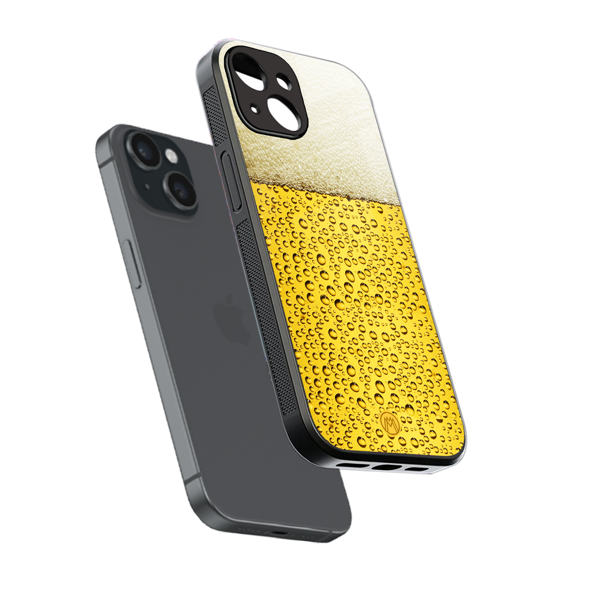 fizzy beer back phone cover | glass case for iphone 15