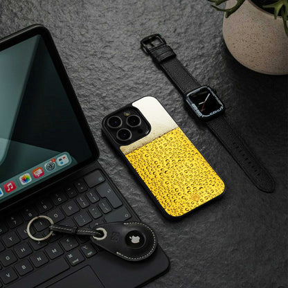 fizzy beer back phone cover | glass case for google pixel 7 pro