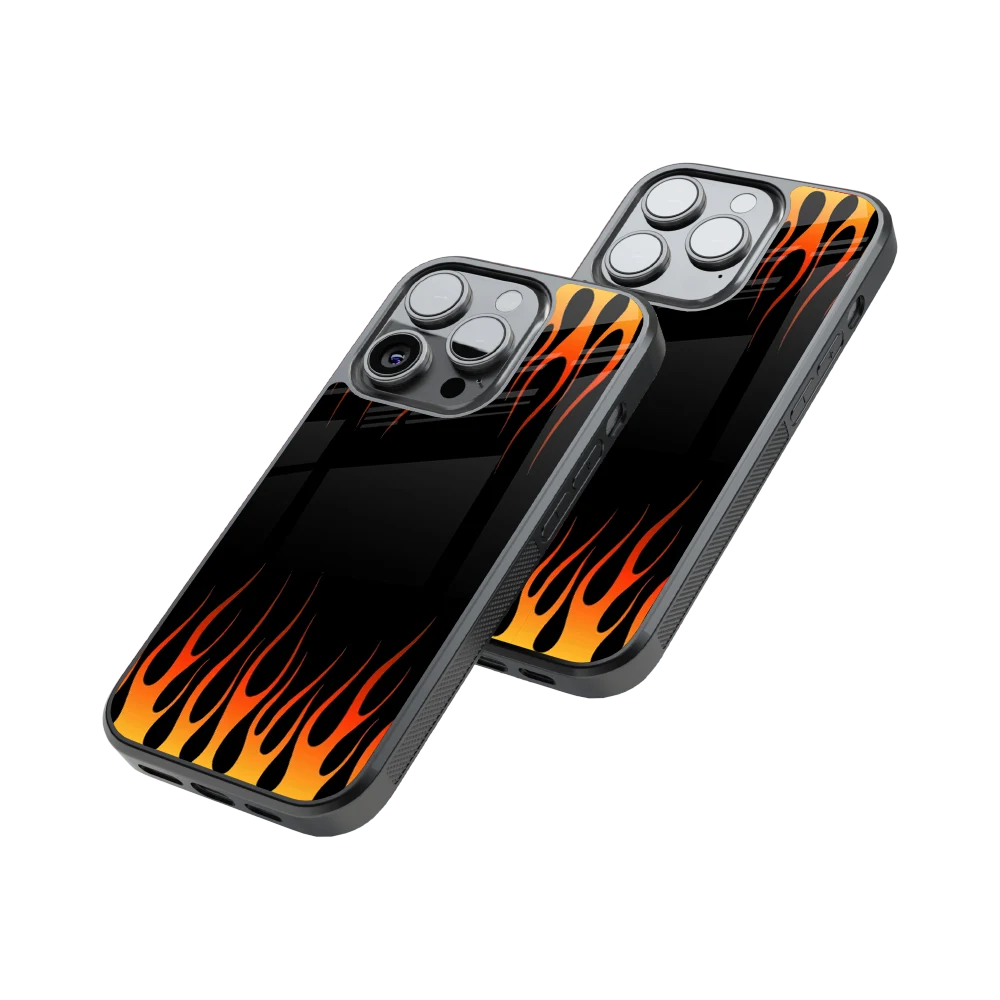 Protective Glass Back Phone Case Compatible with iPhone, Samsung, OnePlus, Pixel & More