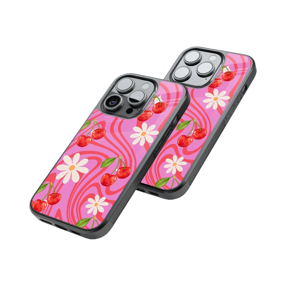 Protective Glass Back Phone Case Compatible with iPhone, Samsung, OnePlus, Pixel & More