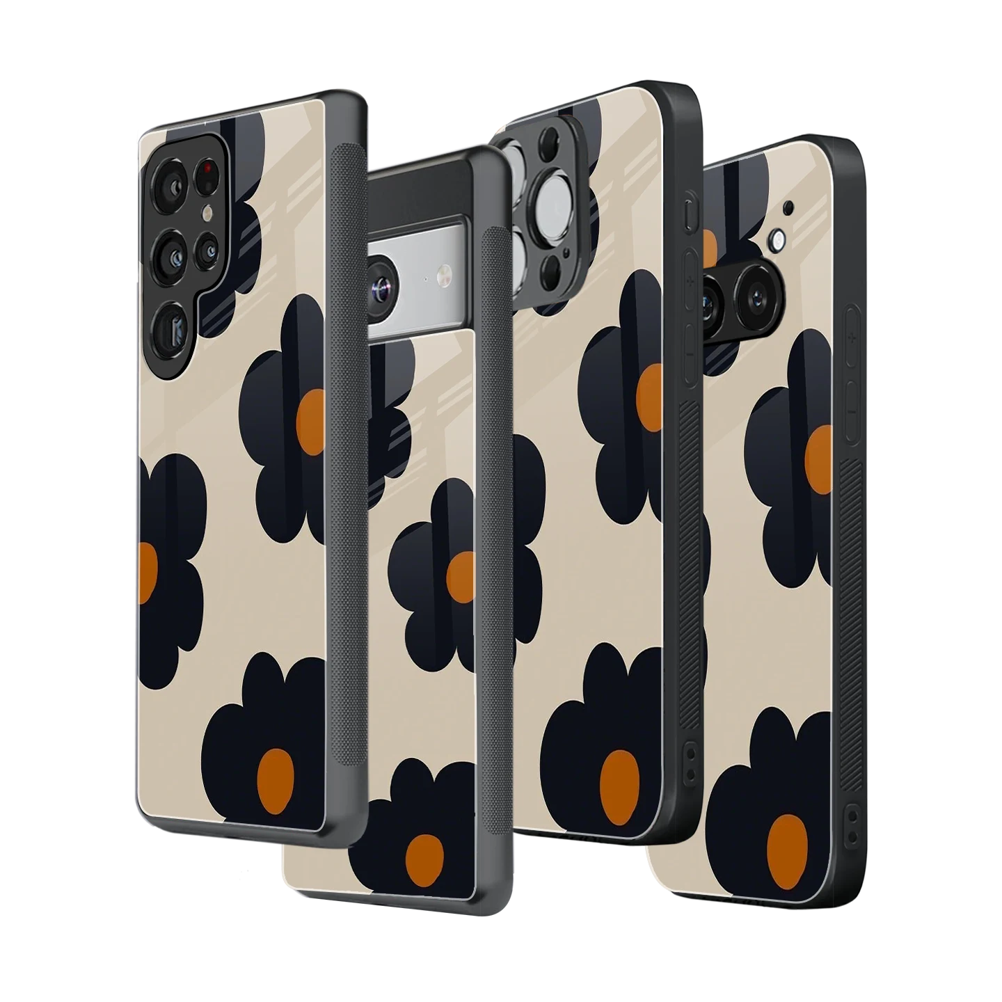 Stylish Glass Back Case for All Smartphones iPhone, Samsung, OnePlus, Pixel, Redmi, Oppo, Vivo, Motorola
