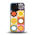 floral joy back phone cover | glass case for iphone 13 pro