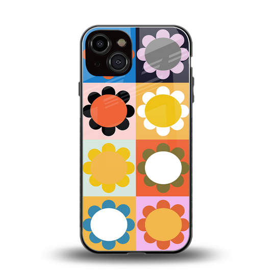 floral joy back phone cover | glass case for iphone 13