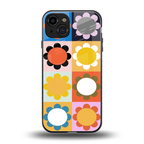 floral joy back phone cover | glass case for iphone 15