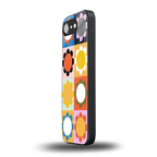 floral joy back phone cover | glass case for iphone 16e