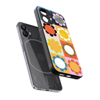 floral joy back phone cover | glass case for nothing phone 2