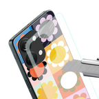 floral joy back phone cover | glass case for oneplus nord 3